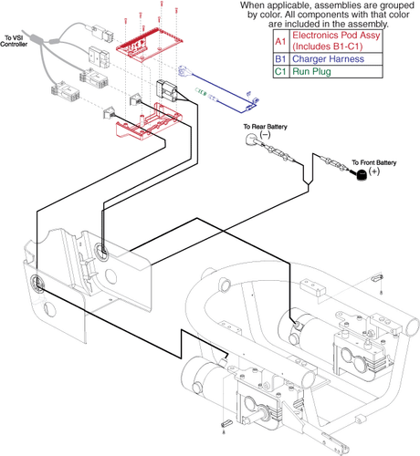 Quantum Q1103 Ultra - Electronic (Utility) Tray - Pg Drives Vsi, Off Board Charger - Synergy Seat, Future Actuator Expansion & Tru-Balance Power Positioning Systems
