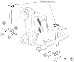 Quantum Q1103 Ultra - Accessory / Lap Belts / Tools - Lap Belts W/ Mounting Hardware - Tru-Balance 1 Power Recline (Adult)