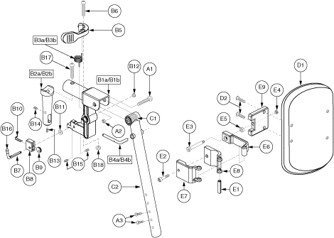 Quantum Q1103 Ultra - Foot Rigging - Elevating Legrest - Upper Elr W ...