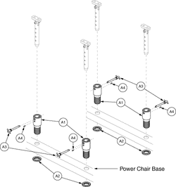 Quantum Q1121 - Towers / Mounts / Actuator - Seat Mount Connectors