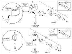 Quantum Q1121 - Electronic (Utility) Tray - Toggle Switch - Tru -Balance Pwr. Positioning