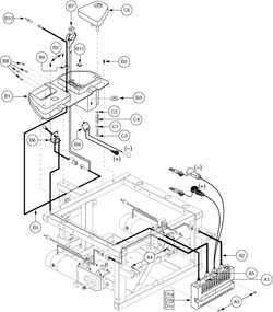 Quantum Q1420 - Electronic (Utility) Tray - Remote Plus - Tru -Balance Pwr. Positioning - Actr. Function Through Drive Ctrl., Off Board Charger