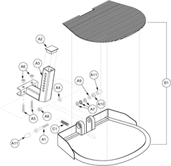 Quantum Q1420 - Footrest Platform - Hd Steel