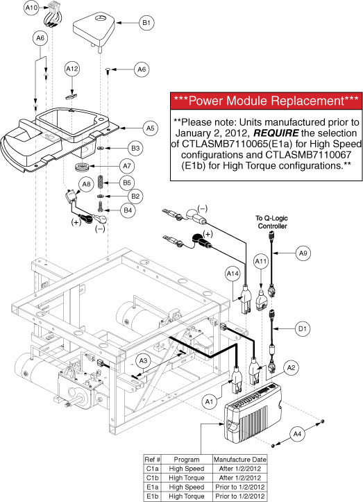 Quantum Q1420 - Electronic (Utility) Tray - Q - Logic - No Power Seating