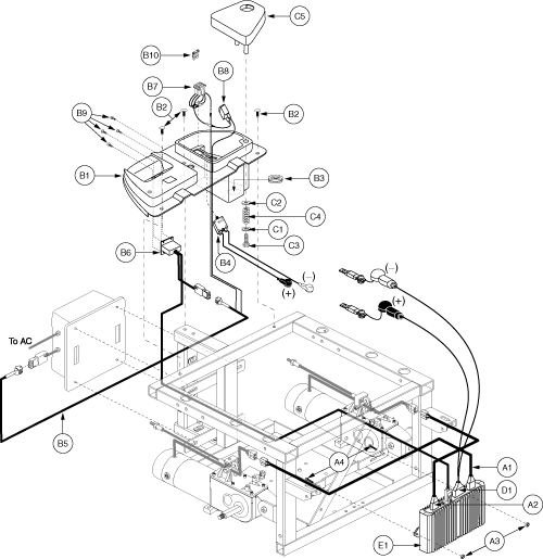 Quantum Q1420 - Electronic (Utility) Tray - Europa - On Board Charger