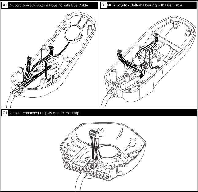 Quantum Q1420 - Joystick (Master Controls) - Replacement Parts & Accessories - Replacement Cables - Q -Logic