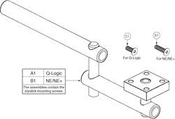 Quantum Q1420 - Joystick (Master Controls) - Mounting Brackets - Swing Away - Retract 4