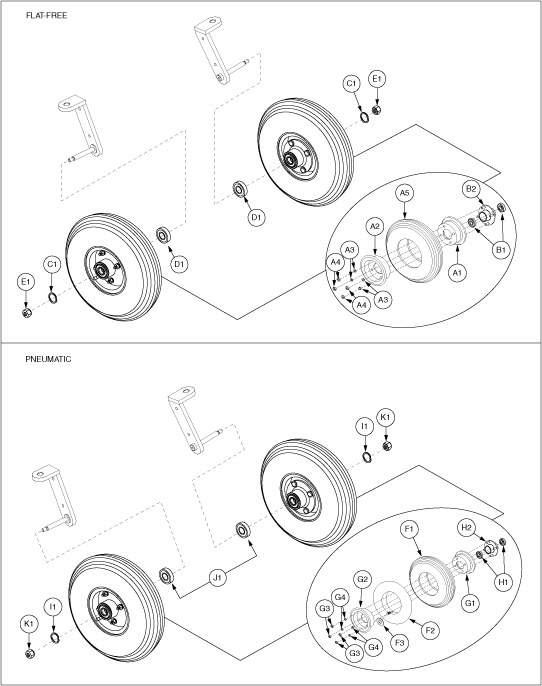 Quantum Q1420 - Articulating Beam / Casters - Single Side Fork