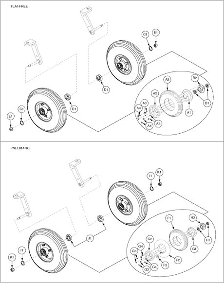 Quantum Q1420 - Articulating Beam / Casters - Single Side Fork