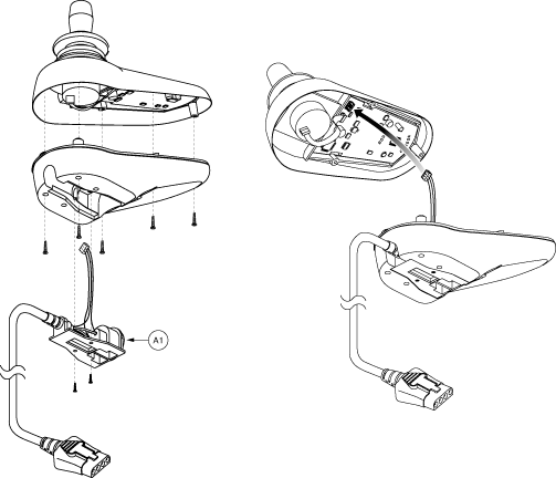 Quantum Q1420 - Joystick (Master Controls) - Replacement Parts & Accessories - Replacement Cables - Vr2