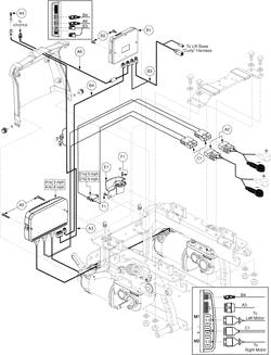 Quantum Q6 Edge - Electronics / Modules - Ne Plus - Used On Or After The 166 Day Of 2011, Jb6(166)(11)306020 - 10 In. Lift Option For Captains Seat, Actr. Function Through Drive Ctrl.