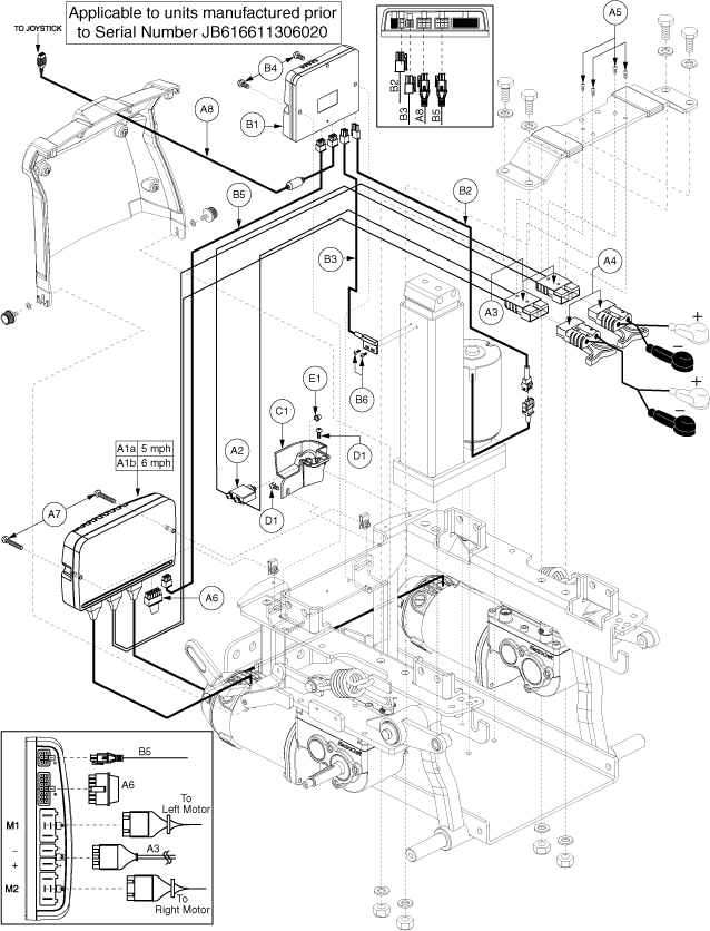 Quantum Q6 Edge - Electronics / Modules - Ne Plus - Used Prior To The 166 Day Of 2011, Jb6(166)(11)306020 - Pwr. Elevate, Actr. Function Through Drive Ctrl.