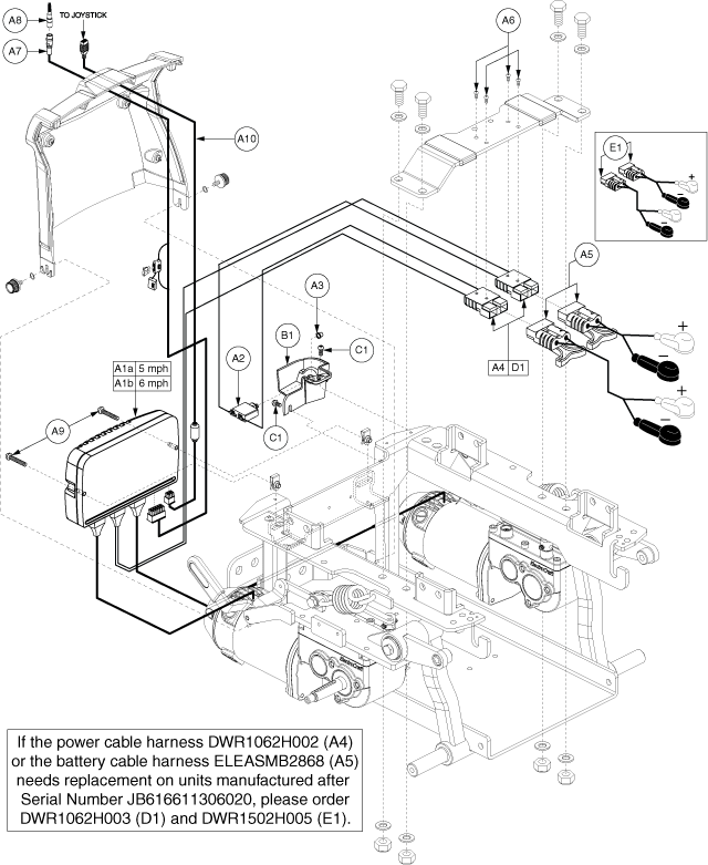 Quantum Q6 Edge - Electronics / Modules - Ne Plus - Used Prior To The 166 Day Of 2011, Jb6(166)(11)306020 - Pwr. Elevate, Actr. Function Through Drive Ctrl. W/ Future Actr. Expansion