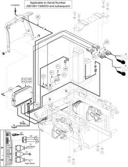 Quantum Q6 Edge - Electronics / Modules - Ne - Used On Or After The 166 Day Of 2011, Jb6(166)(11)306020 - Pwr. Elevate, Actr. Function Through Toggle