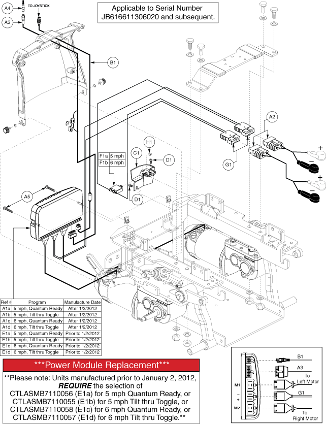 Quantum Q6 Edge - Electronics / Modules - Q- Logic - Used On Or After The 166 Day Of 2011, Jb6(166)(11)306020 - Tru- Balance Pwr. Positioning, Actr. Function Through Toggle Or Future Actr. Expansion