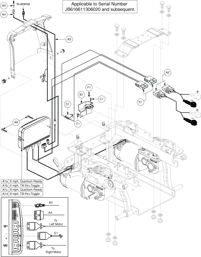 Quantum Q6 Edge - Electronics / Modules - Ne Plus - Used On Or After The 166 Day Of 2011, Jb6(166)(11)306020 - Tru- Balance Pwr. Positioning, Actr. Function Through Toggle Or Future Actr. Expansion