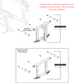 Quantum Q6 Edge - Main Frame - Battery Access Bracket - Used W/ Power Seating