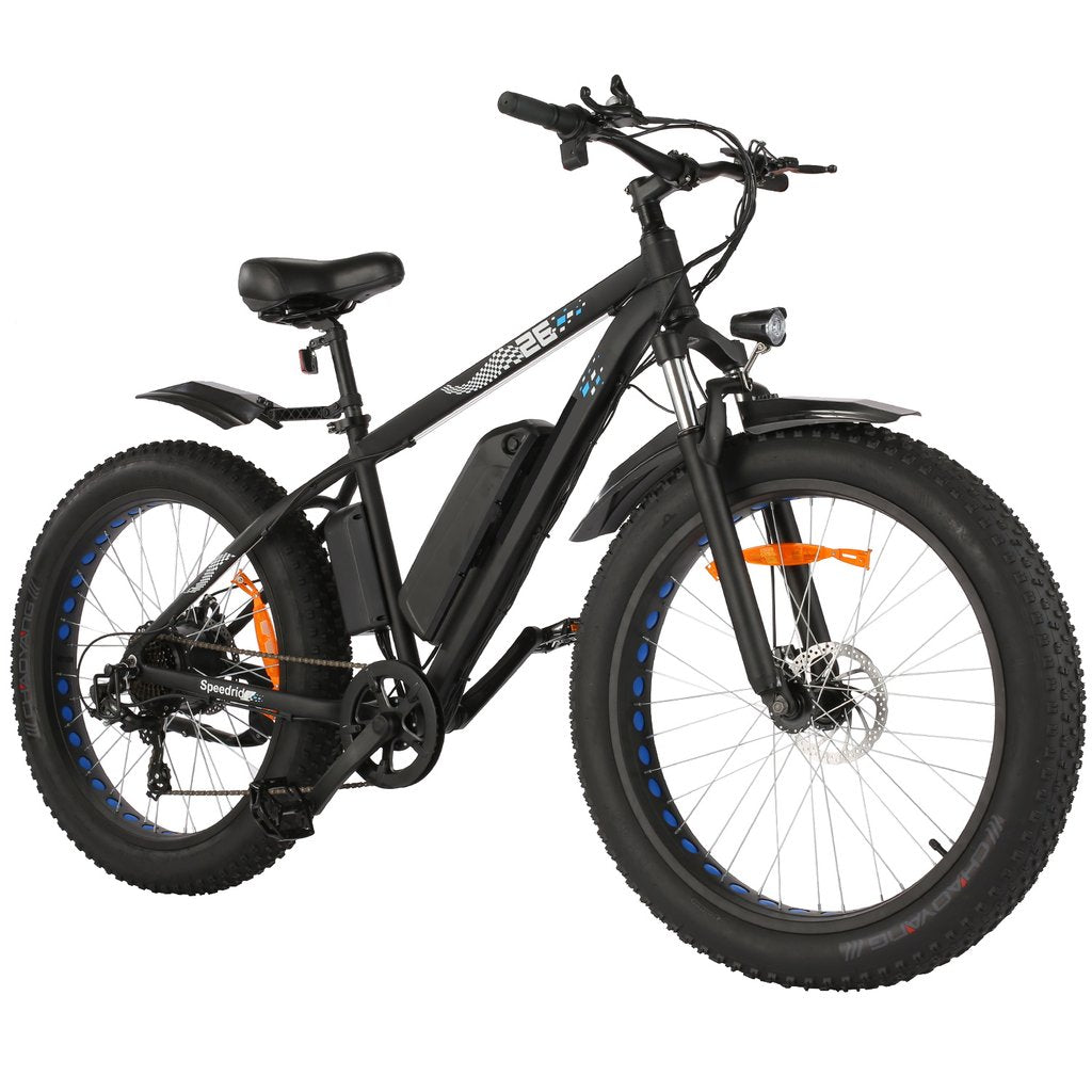 ANCHEER 26" 500W Fat Tire Electric Mountain Bike