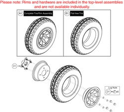 Quantum Q6 Edge 2.0 - Drive Wheels - Flat Free - Black Rim