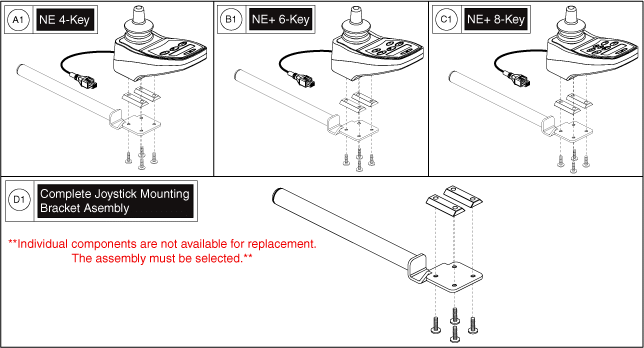 Quantum Q6 Edge 2.0 - Joystick / Master Controls - Joystick / Master Controls - Joystick / Master Controls, Ne / Ne Plus