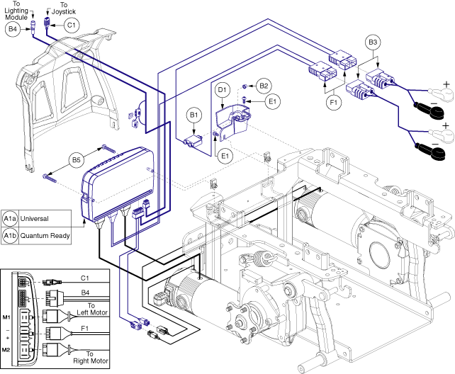 Quantum Q6 Edge 2.0 - Electronics / Modules - Q- Logic - No Power Seat - Lights & Accu- Trac Motors