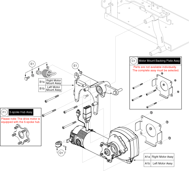 Quantum Q6 Edge 2.0 - Motors / Motor Mounts - Linix, Accu- Trac, 6 Mph