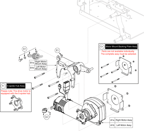 Quantum Q6 Edge 2.0 - Motors / Motor Mounts - Linix, Accu- Trac, 6 Mph