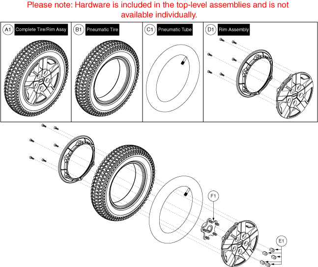 Quantum Q6 Edge 2.0 - Drive Wheels - Pneumatic - Silver Rim