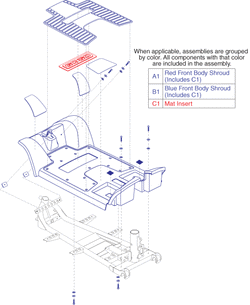 Go-Go Ultra X 4-Wheel (SC44X) - Shroud Assemblies - Front