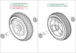 Go-Go Ultra X 4-Wheel (SC44X) - Wheels - Front