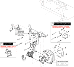 Quantum Q6 Edge 2.0 X - Motors / Motor Mounts - Linix, Accu- Trac, 6 Mph