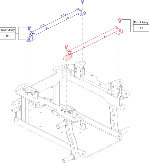 Quantum Q6 Edge 2.0 X - Seat Mounts / Interface - Trapeze Bars