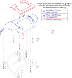 Go-Go Ultra X 4-Wheel (SC44X) - Shroud Assemblies - Rear