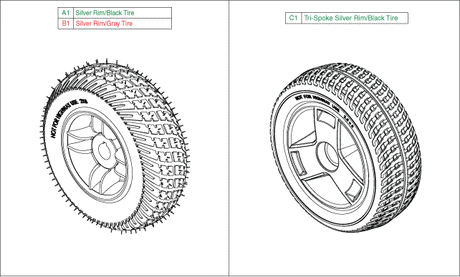 Go-Go Ultra X 4-Wheel (SC44X) - Wheels - Rear