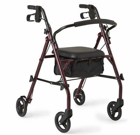 Medline Steel Rollator Walker with 6