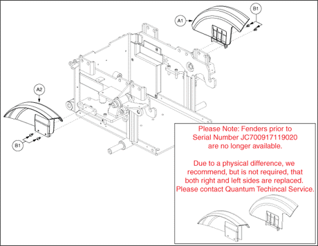Quantum Q6 Edge HD - Shrouds - Fenders - Fenders, No Lights
