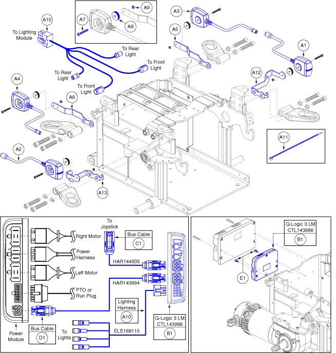 Quantum Q6 Edge HD - Electronics / Modules - Q- Logic 3 - Lights (Base Mounted)