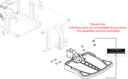 Quantum Q6 Edge HD - Footrest Platform - Footrest Platforms - Standard