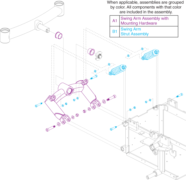 Quantum Q6 Edge HD - Swing Arm / Suspension