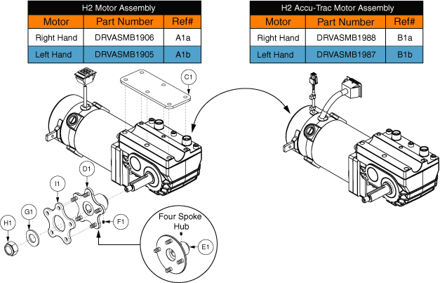 Quantum Q6 Edge Z - Motors / Motor Mounts - Motors - H2 / H2 Accu- Trac Motors