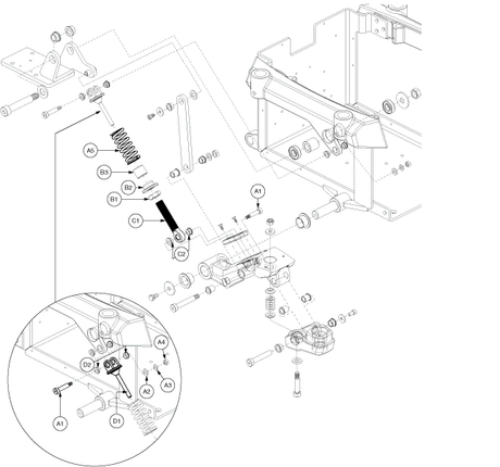 Quantum Q6000XL - Main Frame - Front Suspension