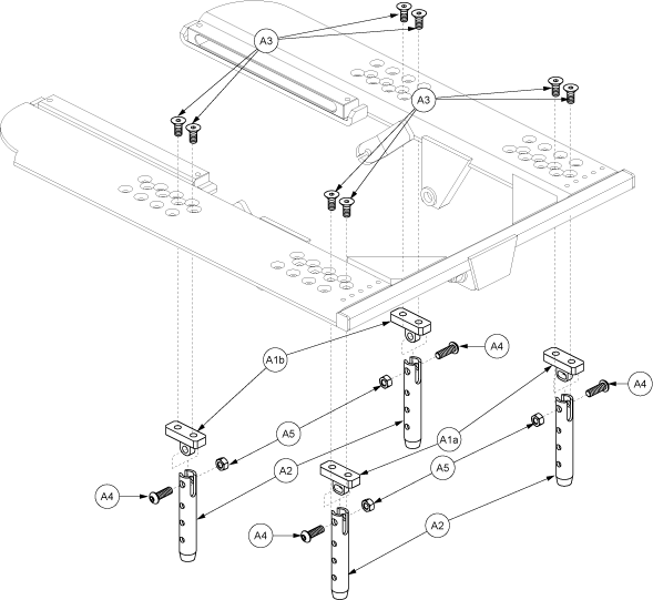 Quantum Q6000XL - Towers / Mounts / Actuator - Super Low Tilt - Angle Adjustable