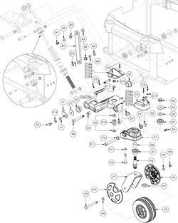 Quantum Q6000XL - Anti -Tip / Front Suspension - Anti -Tip - Used Prior To Sn J8626207001s10