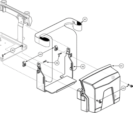 Quantum Q6000XL - Main Frame - Vent Tray Frame Ext.