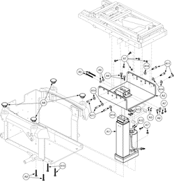 Quantum Q6000Z - Seat Mounts / Interface - Actuator, Pwr. Elevating Seat