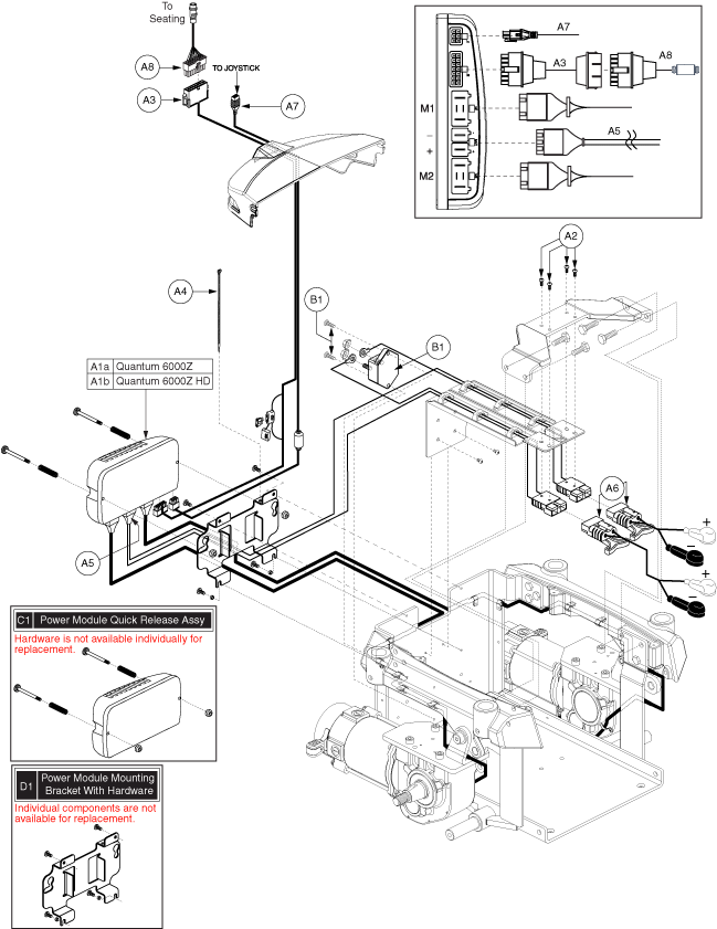 Quantum Q6000Z - Electronics / Modules - Ne - Tru- Balance Pwr. Positioning, Actr. Function Through Toggle - High Speed Motors