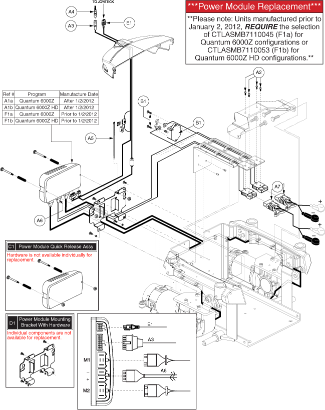 Quantum Q6000Z - Electronics / Modules - Q- Logic - Tru- Balance Pwr. Positioning, Actr. Function Through Toggle - High Speed Motors