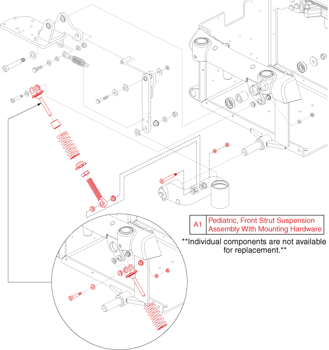 Quantum Q6000Z - Front Suspension - Pediatric