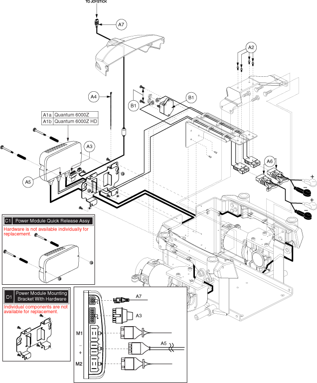 Quantum Q6000Z Pediatric - Electronics / Modules - Ne Plus - No Power Seat - High Speed Motors