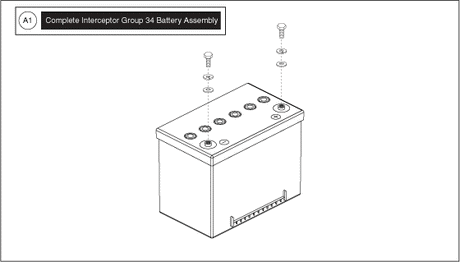 Quantum Q6000Z Pediatric - Batteries - Group 34 - Interceptor